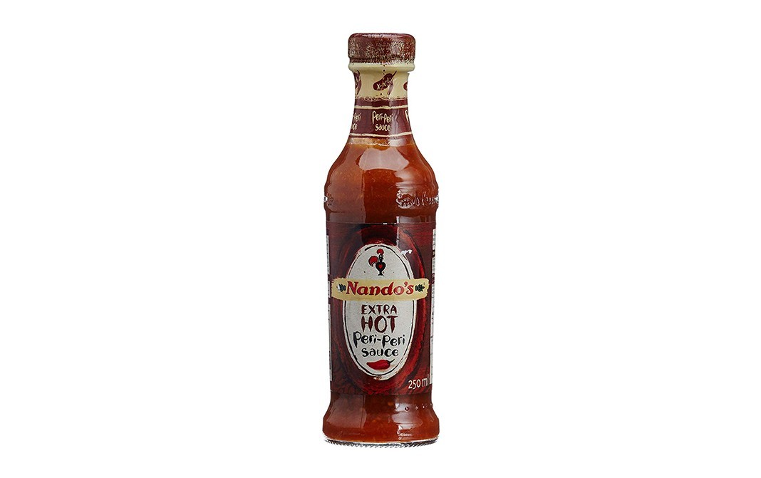 Nando's Extra Hot Peri-Peri Sauce    Glass Bottle  250 millilitre